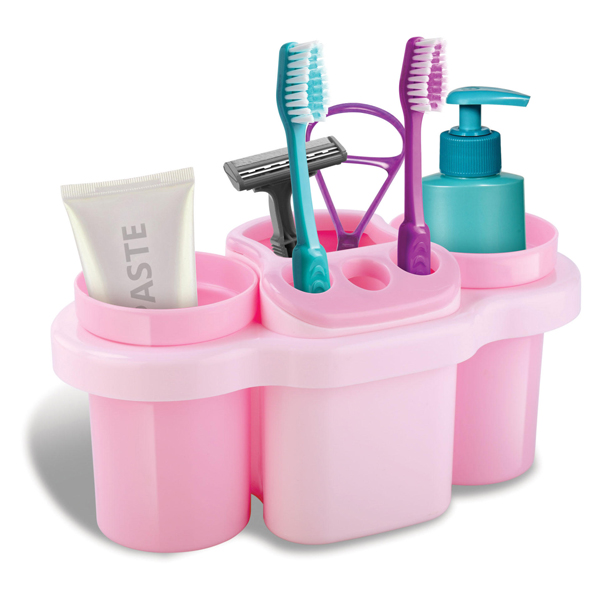 Jewel Aura Toothbrush Holder - Pink