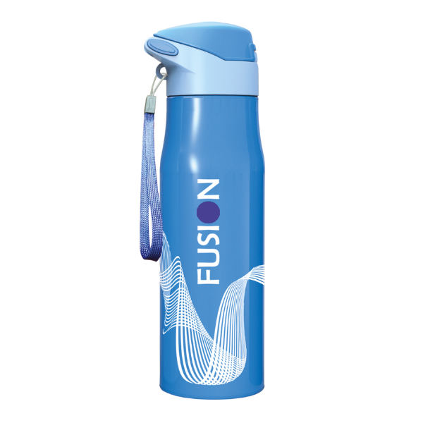 Jewel Fusion Premium Stainless Steel Water Bottle - Blue