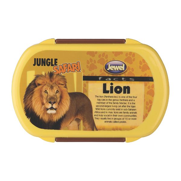 Jewel Crispy Jungle Safari Brown Lunch Box