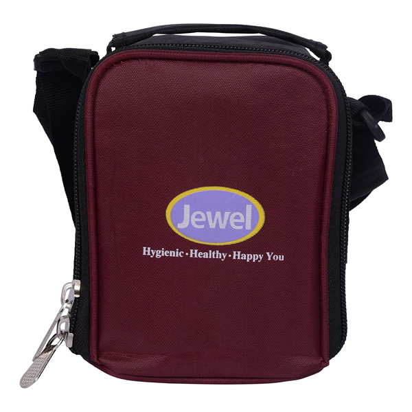  Jewel three container with lunch bag set Red