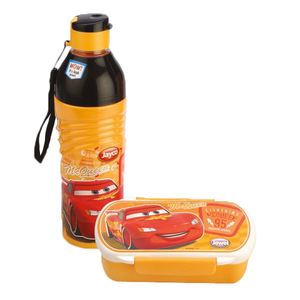 Jewel Cool Wave Set of Lunch Box & Water Bottle - Disney Cars